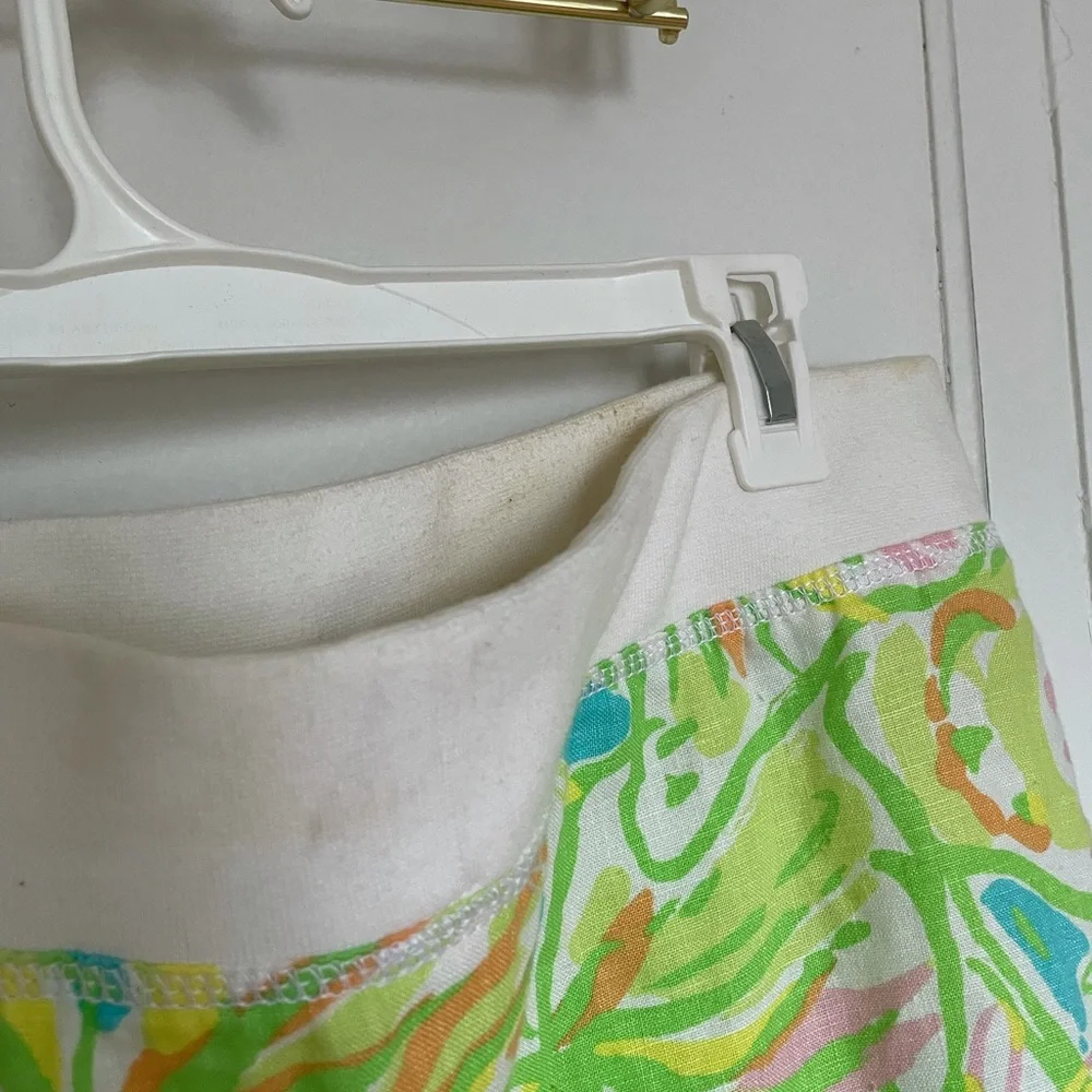 Lilly Pulitzer Pull On Skirt. Elephant Ear, L - Picture 4 of 5